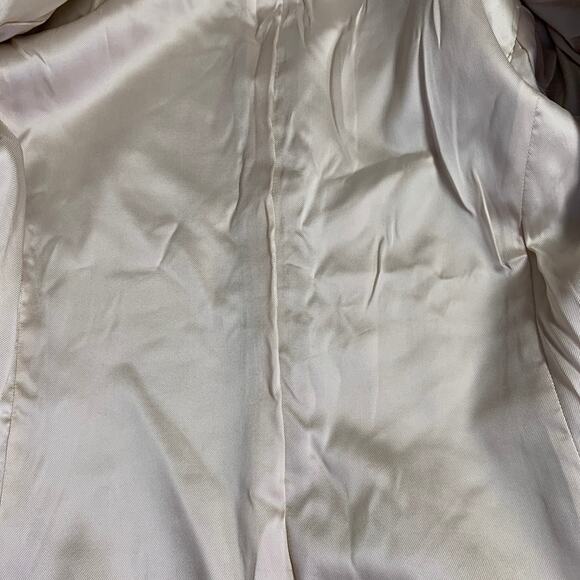 EMPORIO ARMANI Size M Gold Metallic Notch Lapel Pantsuit - Picture 8 of 10